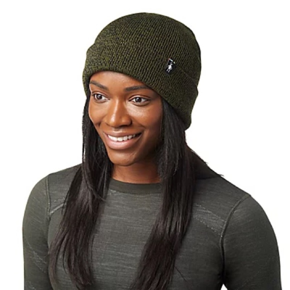 Smartwool | Unisex Cozy Cabin Hat Winter Moss OS Beanie Merino Wool